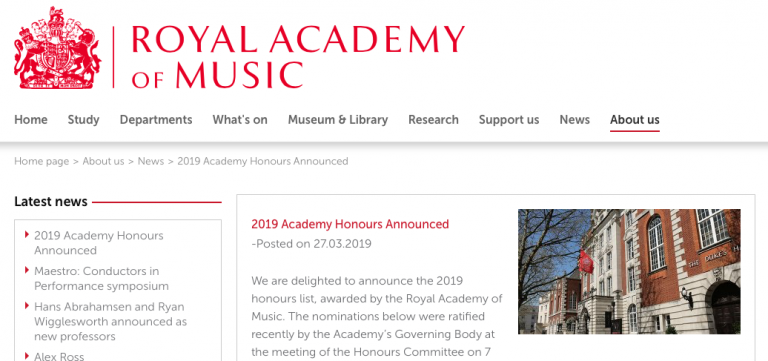 An Honour to be Honoured !