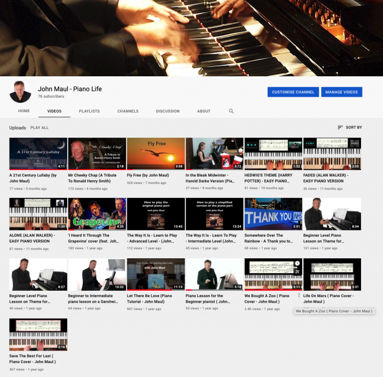 ‘Piano Life’ – Lives !